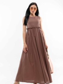 Платье макси RiMari модель 14-2-54-19-shokolad Фото