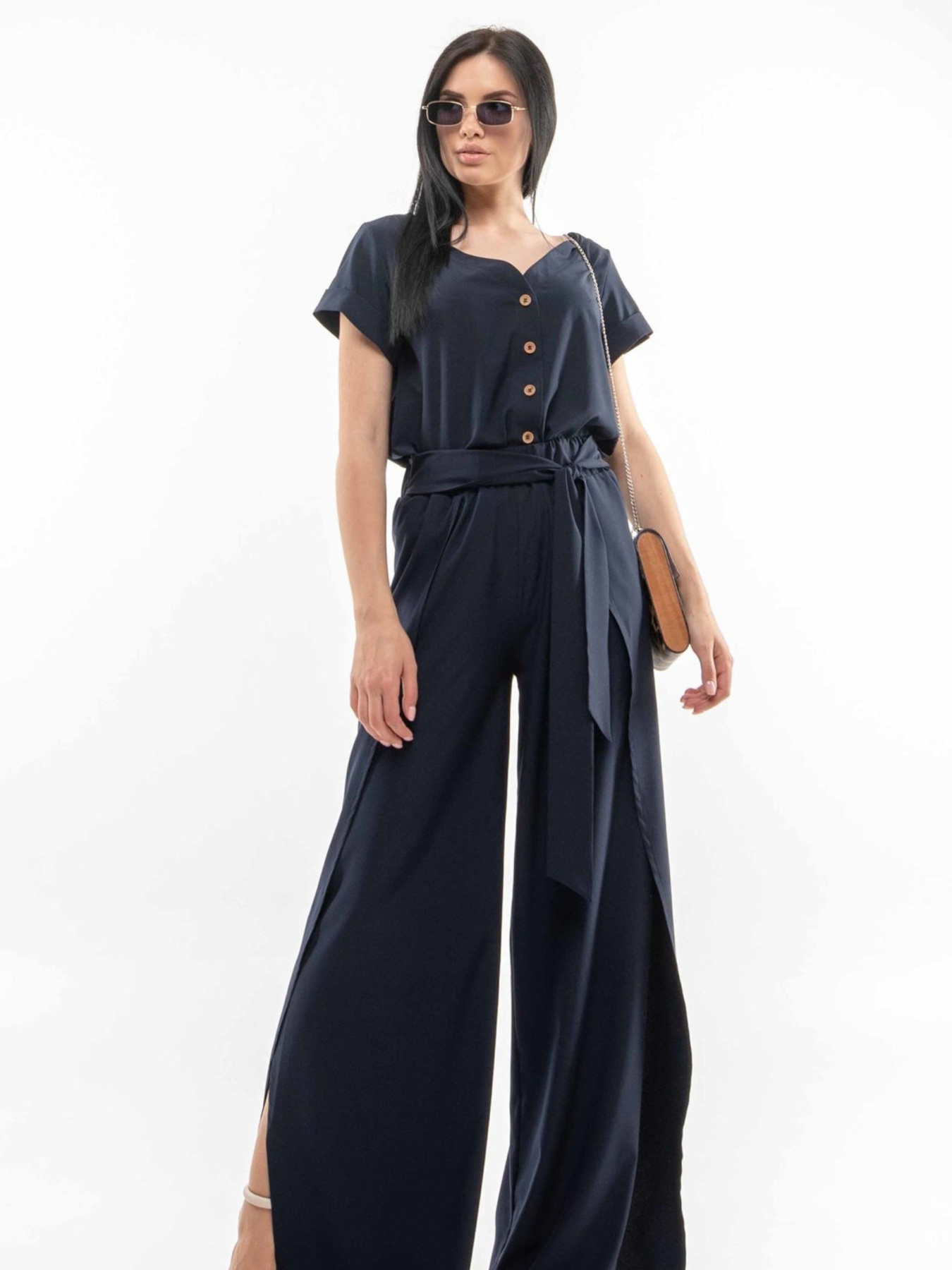 Брюки палаццо RiMari модель 0521-temno-sinj Фото