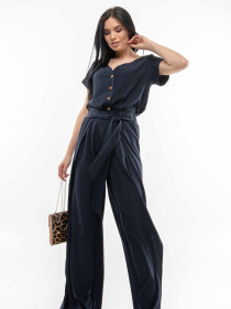 Брюки палаццо RiMari модель 0521-temno-sinj Фото