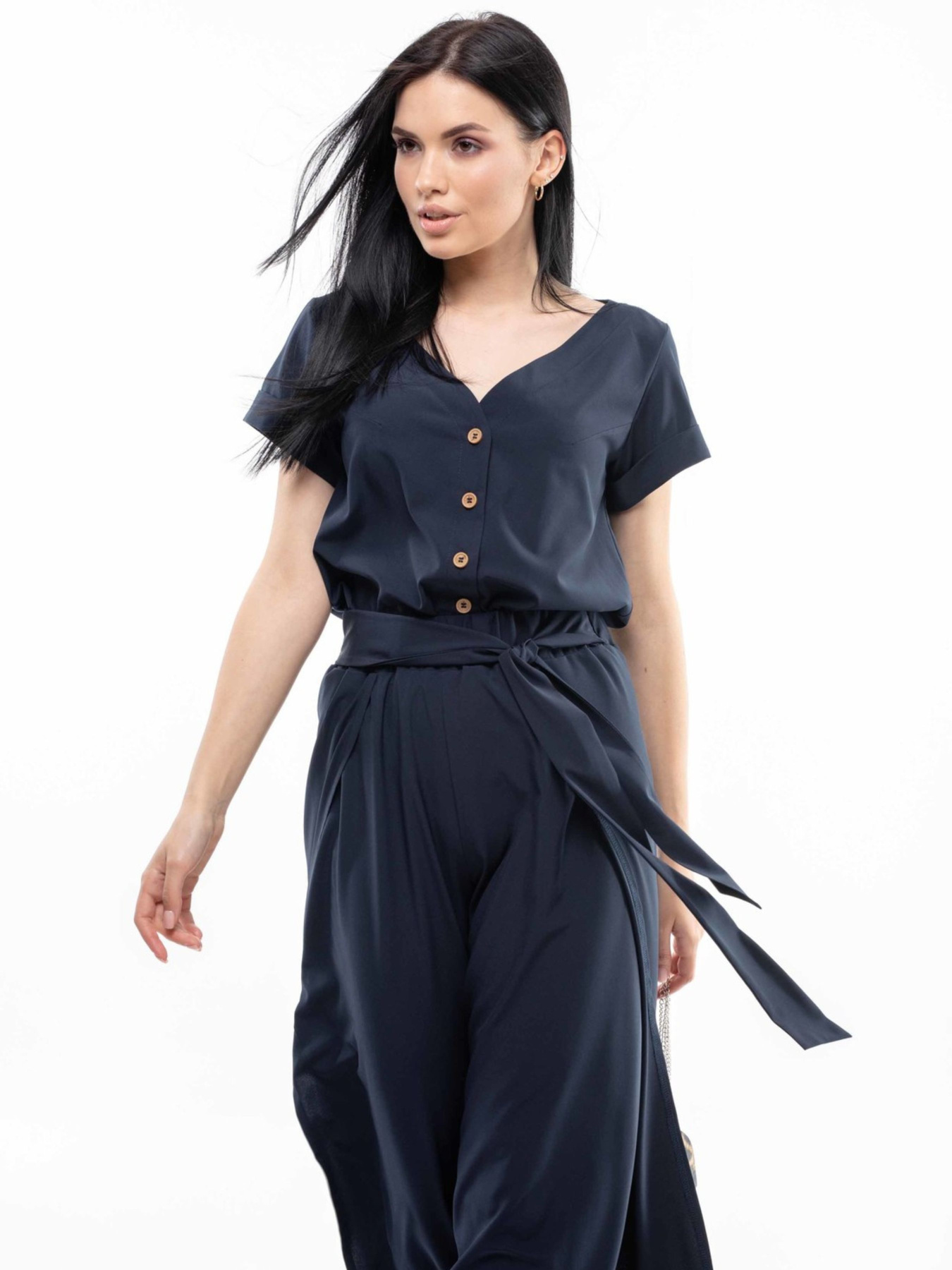 Блуза RiMari модель 0421-temno-sinj Фото