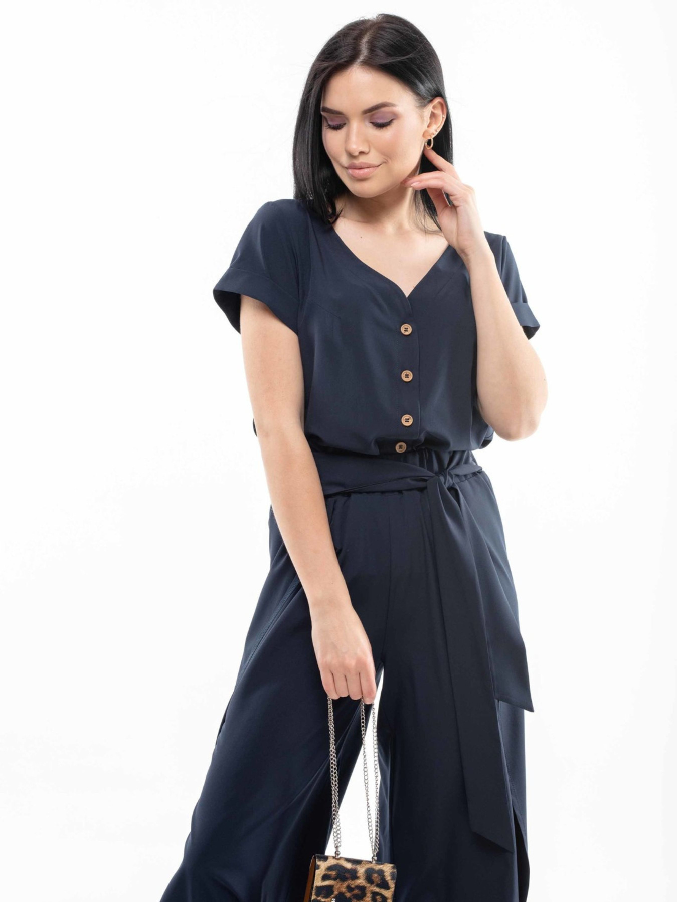 Блуза RiMari модель 0421-temno-sinj Фото