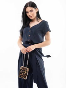 Блуза RiMari модель 0421-temno-sinj Фото