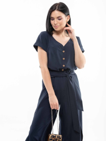 Блуза RiMari модель 0421-temno-sinj Фото