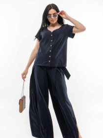 Блуза RiMari модель 0421-temno-sinj Фото