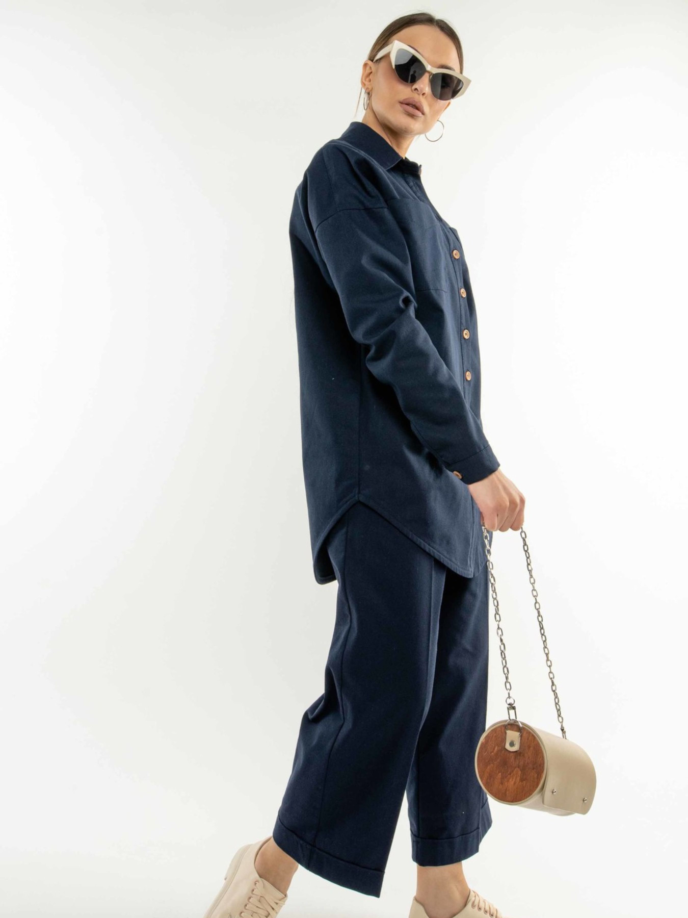 Кюлоты RiMari модель 0321-temno-sinj Фото