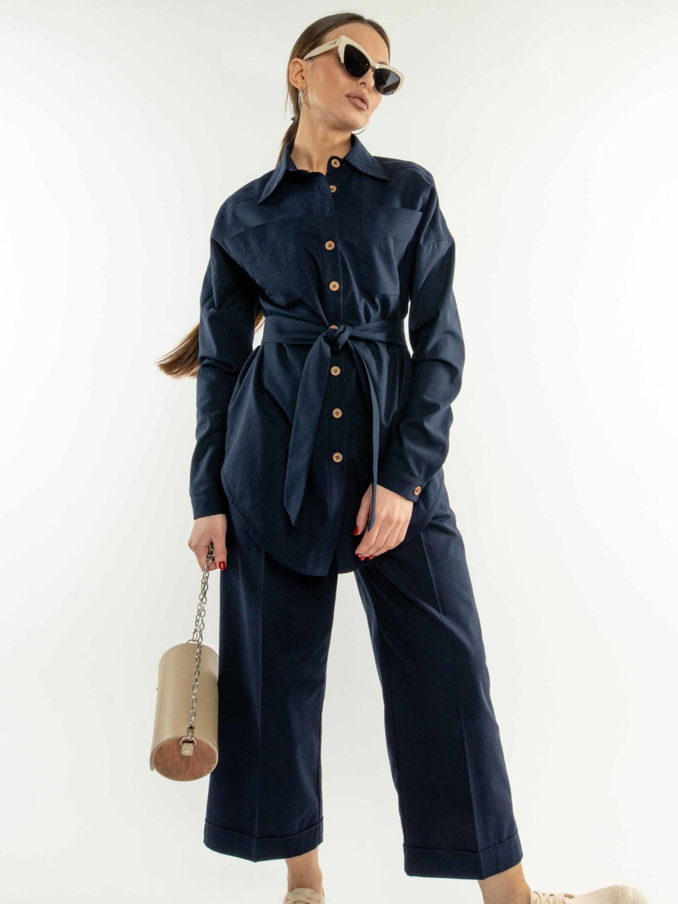 Сорочка RiMari модель 0221-temno-sinj Фото