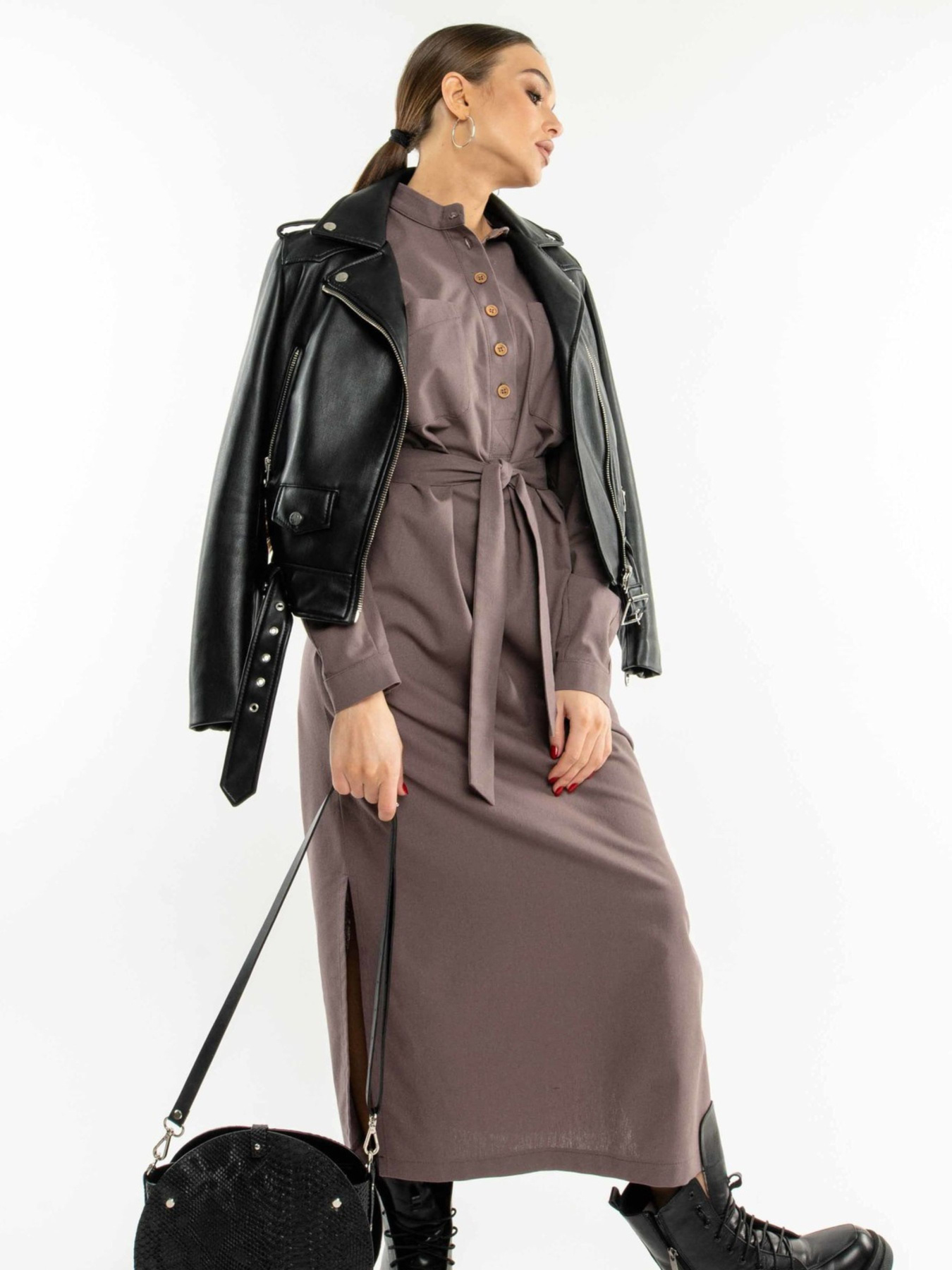 Платье макси RiMari модель 1321-lavanda Фото