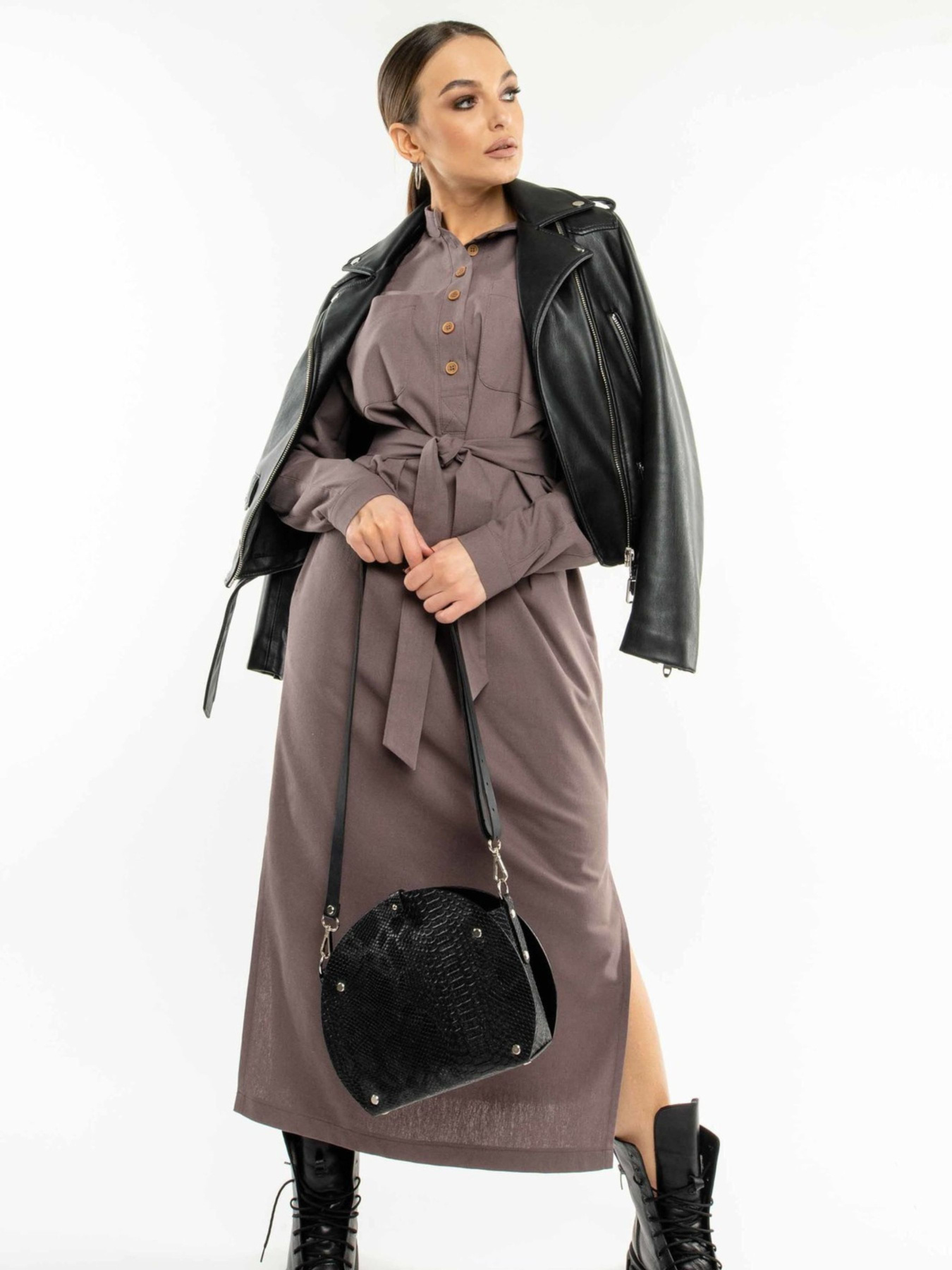 Платье макси RiMari модель 1321-lavanda Фото