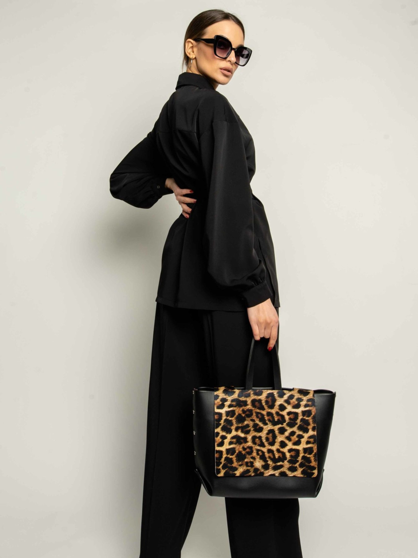 Брюки палаццо RiMari модель 0221-chornij Фото