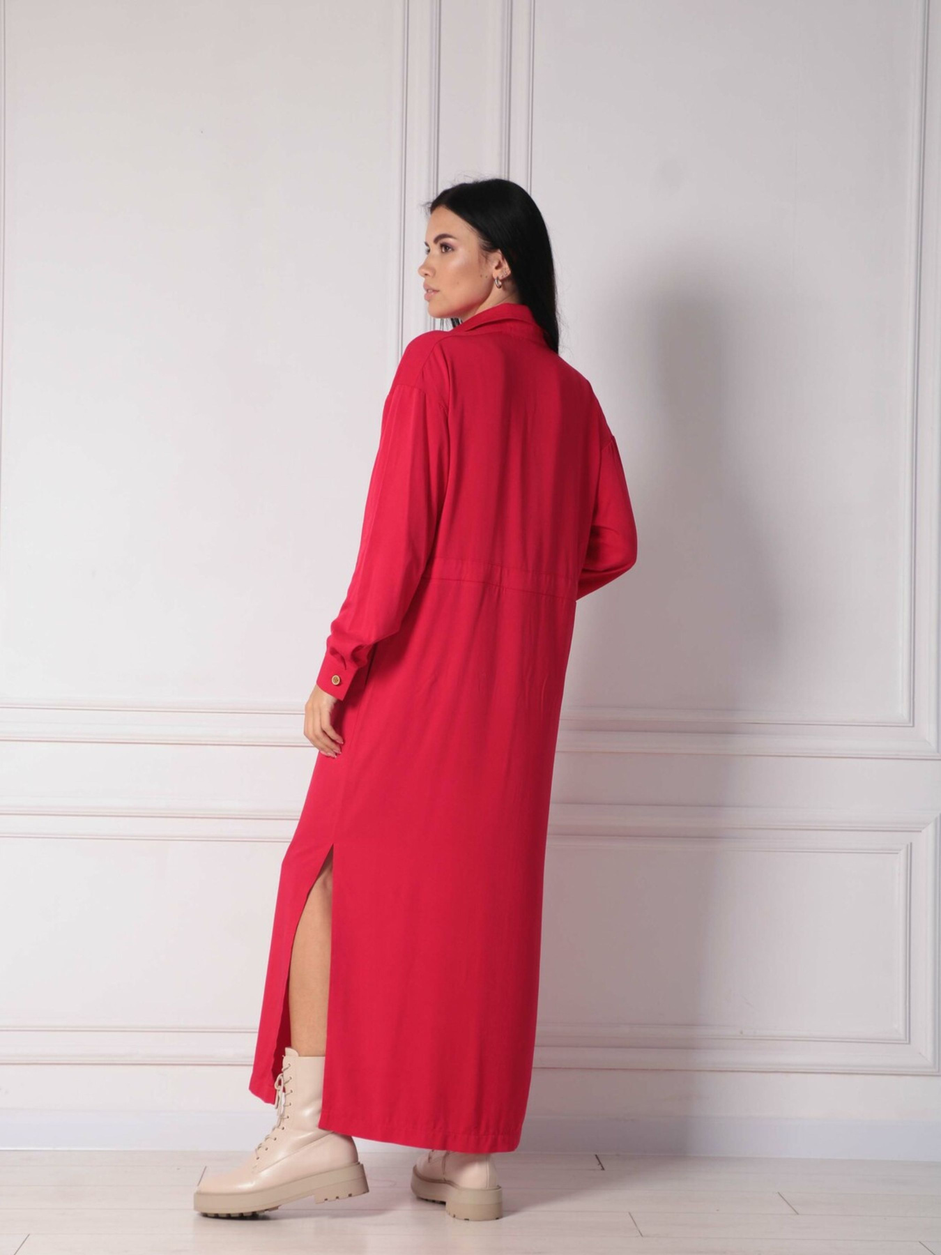 Платье макси RiMari модель 1121-chervonij Фото