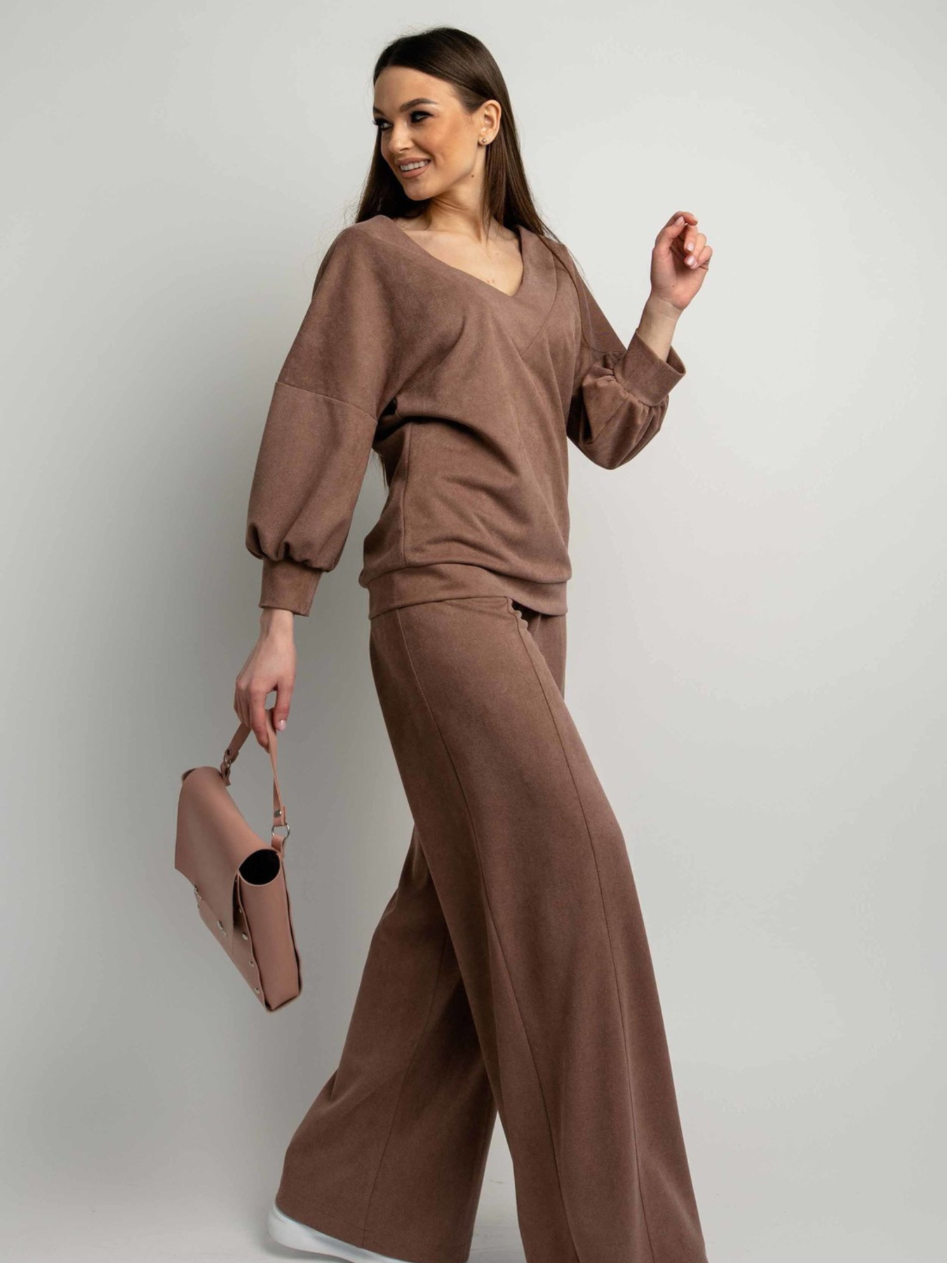 Брюки палаццо RiMari модель 0121-kapuchino Фото