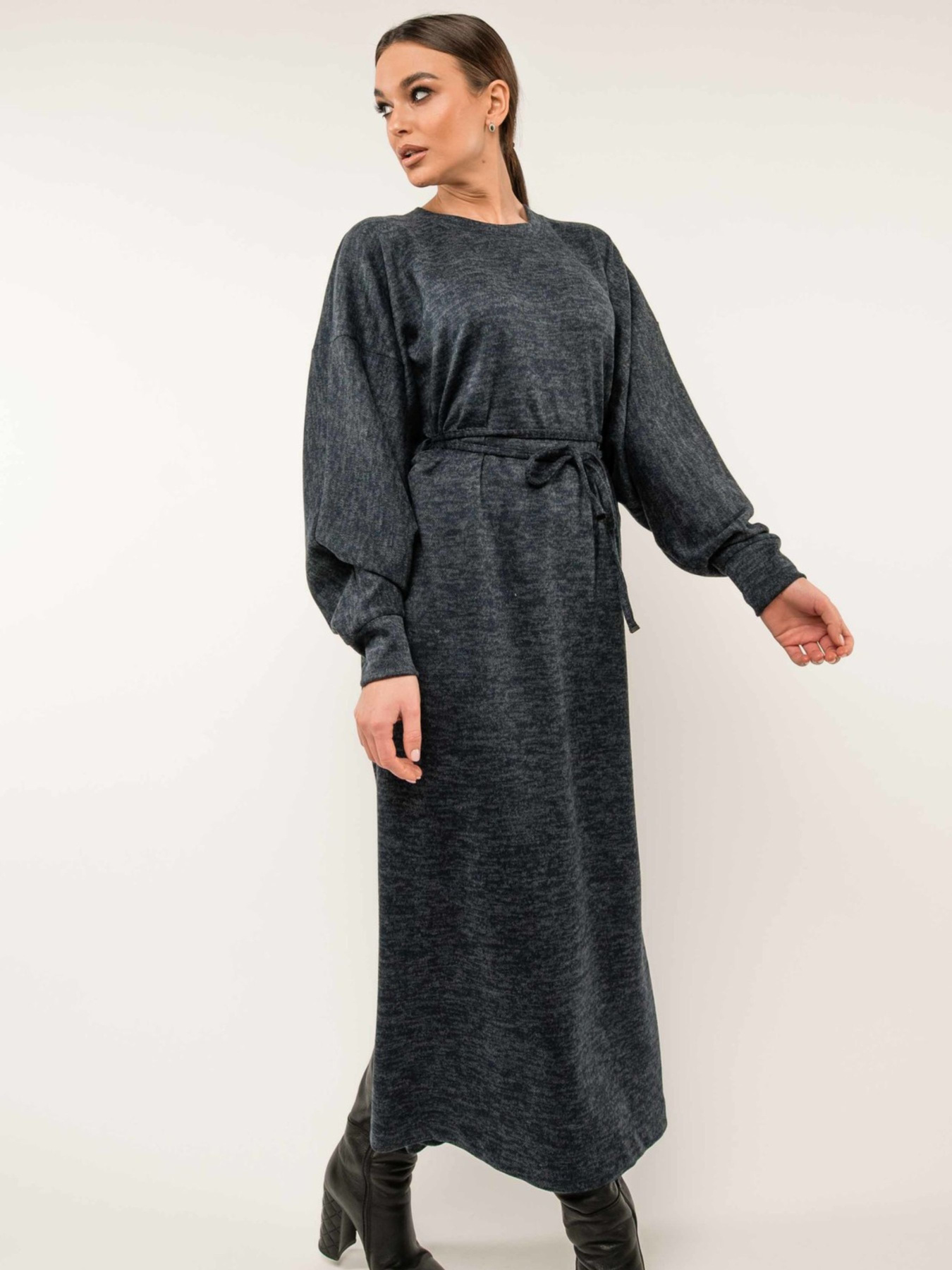 Платье миди RiMari модель 3520-temno-sinj Фото