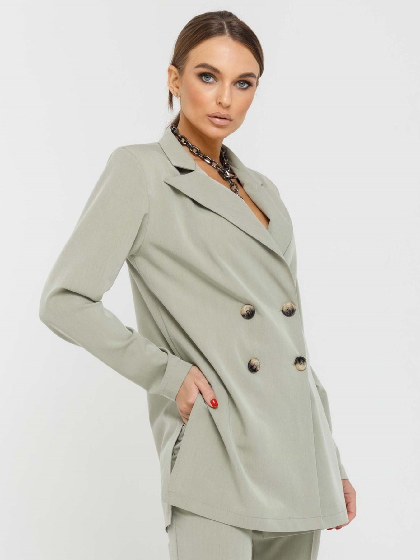 Блейзер RiMari модель 0320-olivka Фото