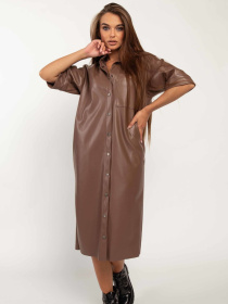 Платье миди RiMari модель 2120-kapuchino Фото