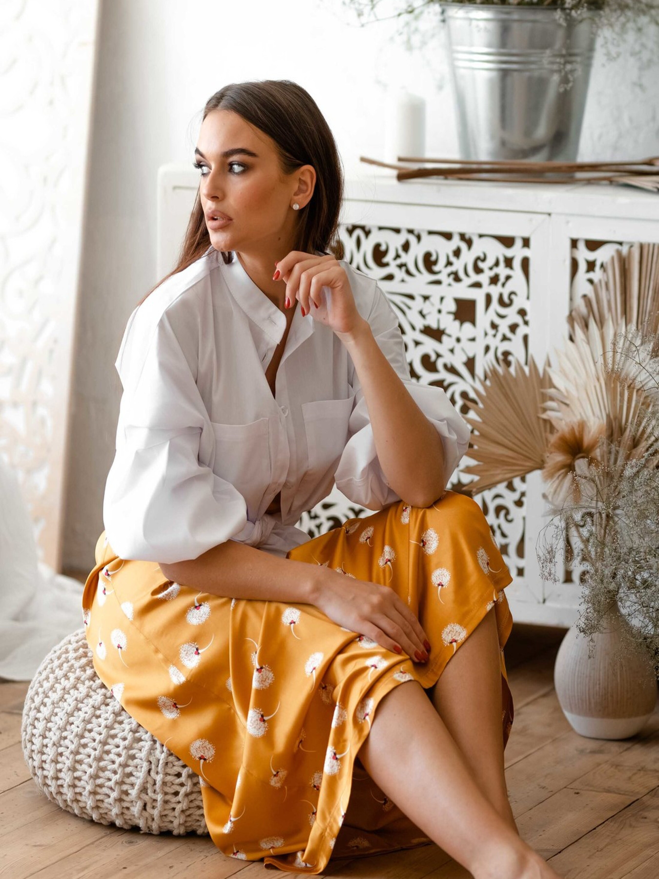 Сорочка повсякденна RiMari модель 0420-blij Фото