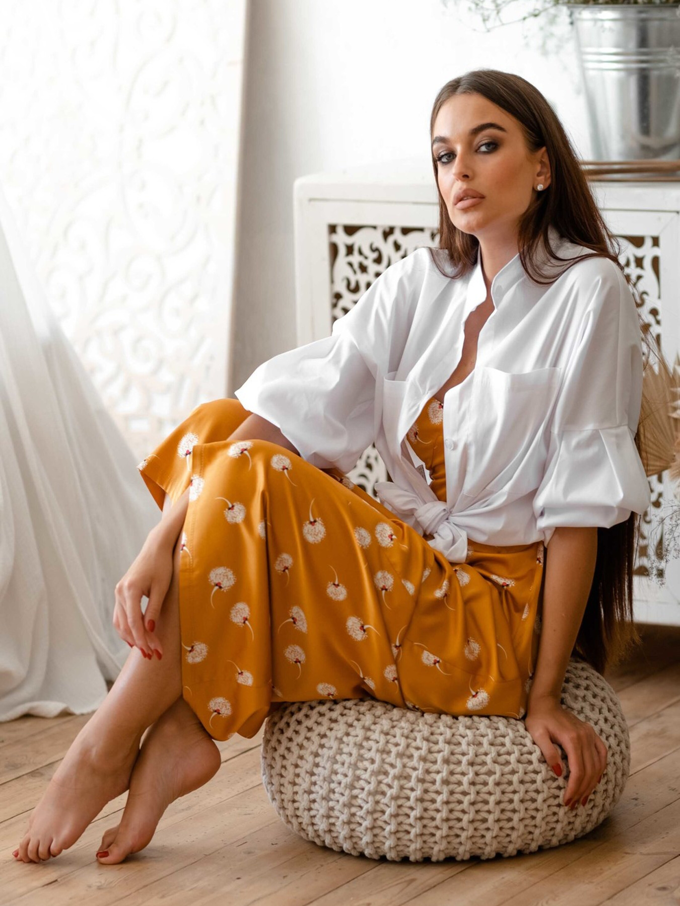 Сорочка повсякденна RiMari модель 0420-blij Фото