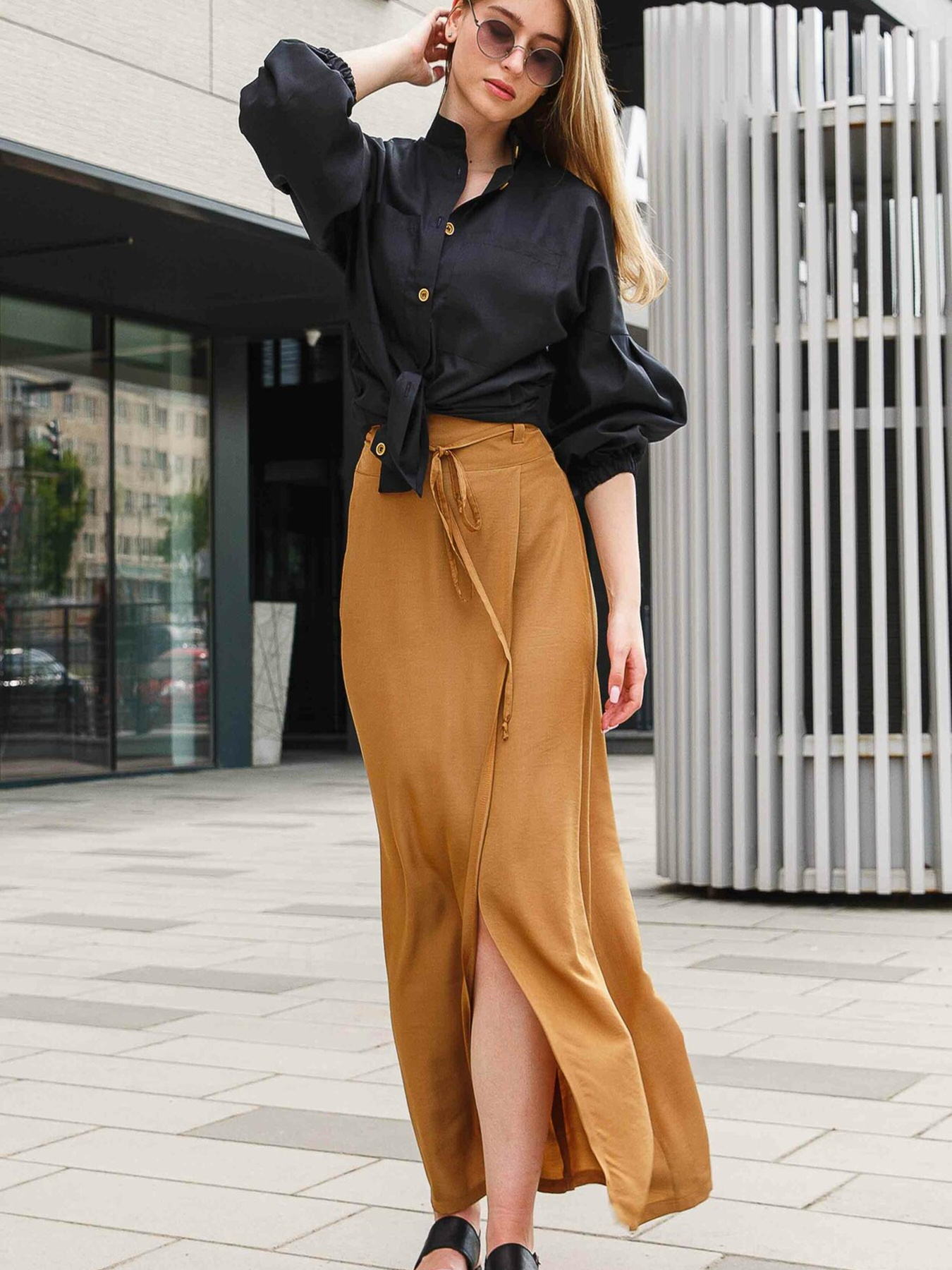 Рубашка повседневная RiMari модель 0420-chornij Фото