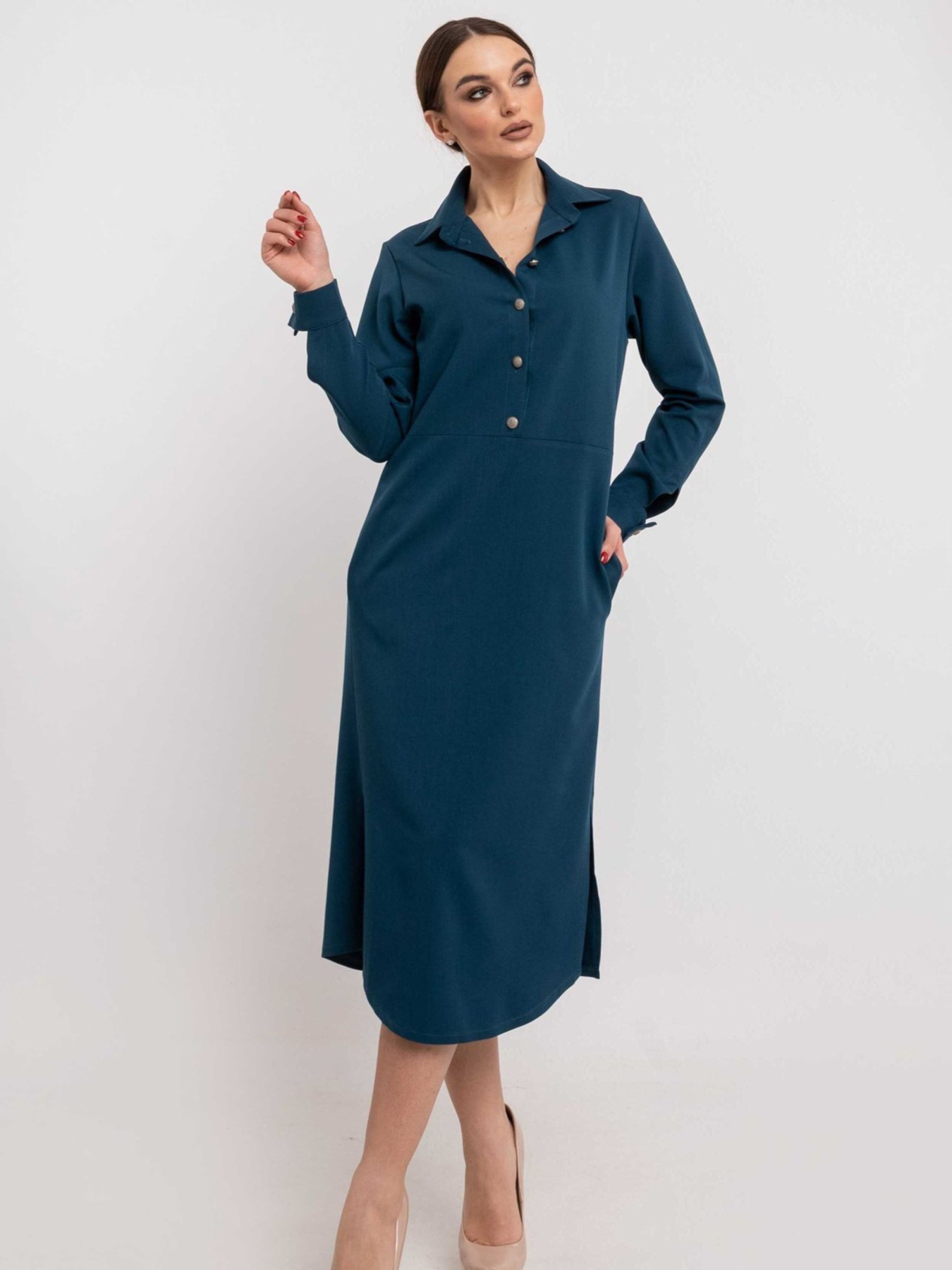 Платье миди RiMari модель 0520-sinj Фото