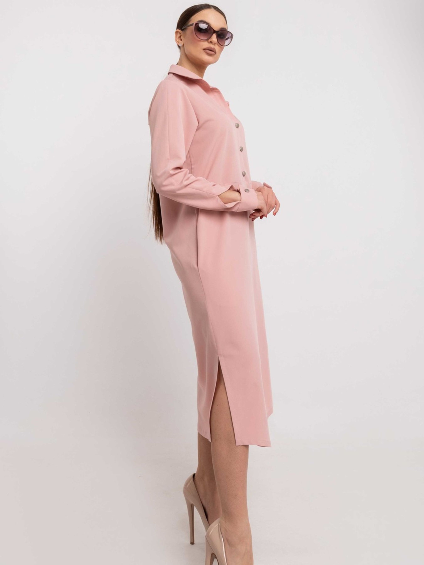 Платье миди RiMari модель 0520-pudra Фото