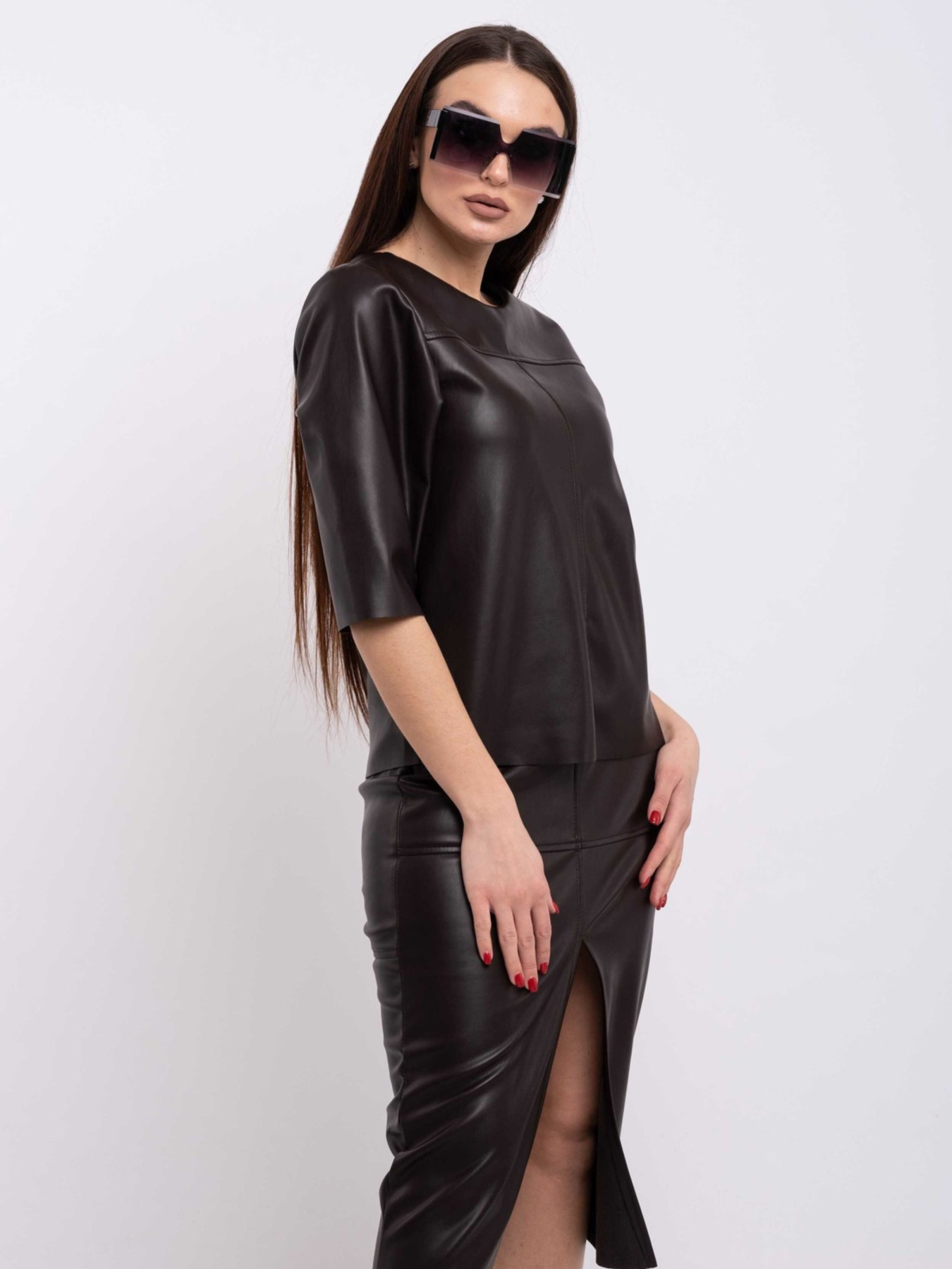 Блуза RiMari модель 0320-grkij-shokolad Фото