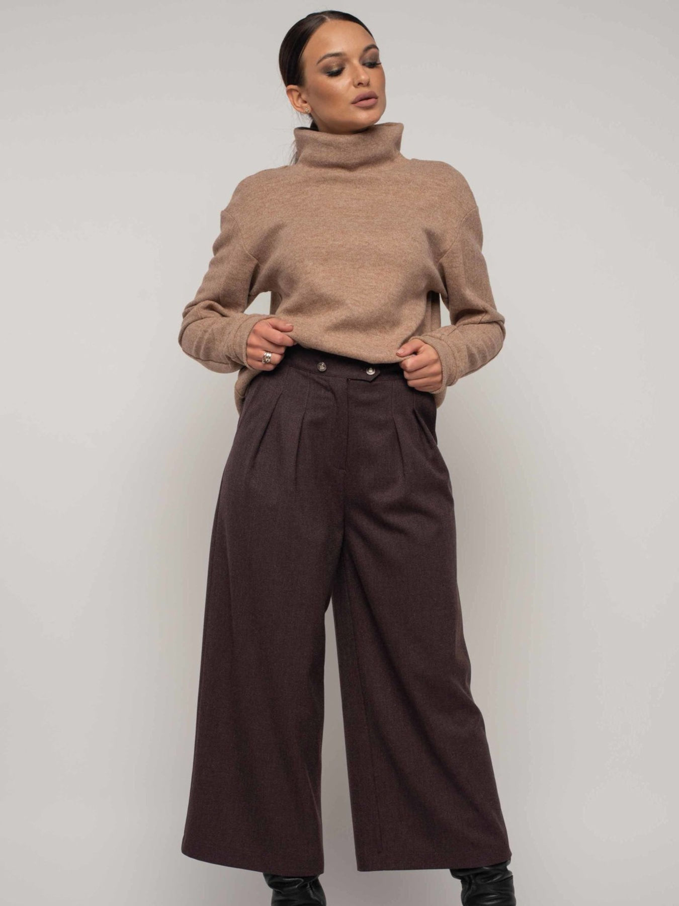 Кюлоты RiMari модель 0419-shokolad Кюлоты RiMari модель 0419-shokolad Фото