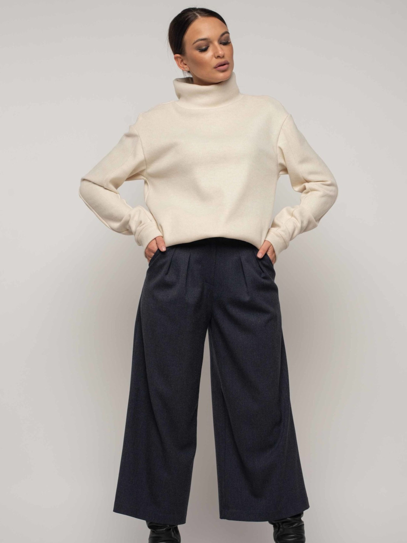 Кюлоты RiMari модель 0419-temno-sinj Фото