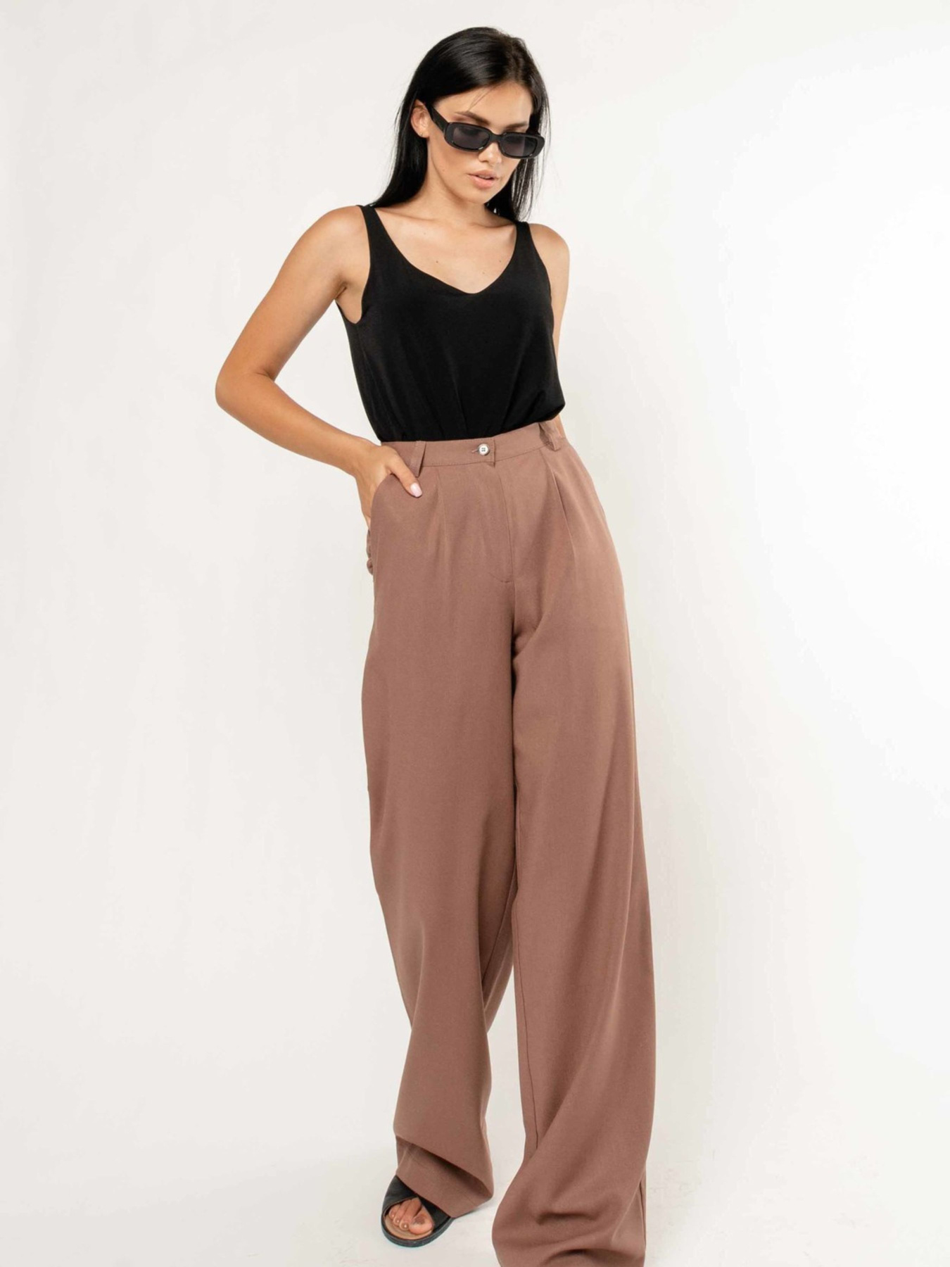 Палаццо RiMari модель 14-1-51-18-shokolad Фото