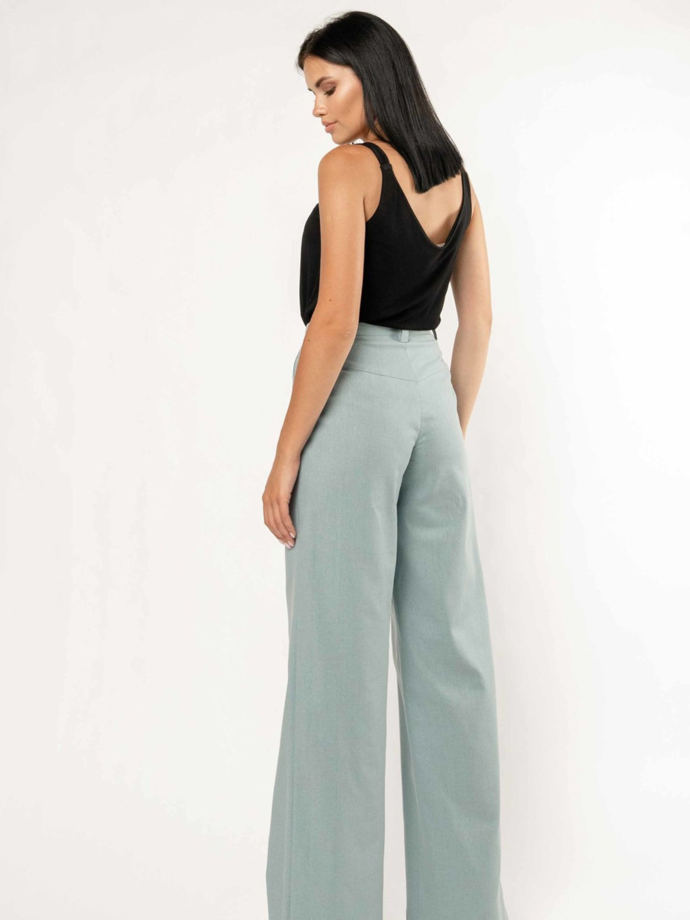 Палаццо RiMari модель 14-1-51-18-srij-blakitnij Фото