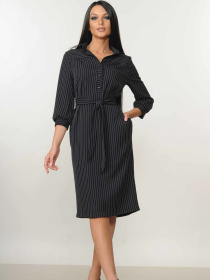 Платье миди RiMari модель 5-1-69-18-temno-sinj Платье миди RiMari модель 5-1-69-18-temno-sinj Фото