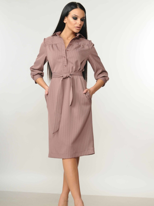 Платье миди RiMari модель 5-1-69-18-popelqsta-troqnda Фото