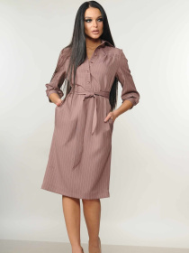 Платье миди RiMari модель 5-1-69-18-popelqsta-troqnda Платье миди RiMari модель 5-1-69-18-popelqsta-troqnda Фото