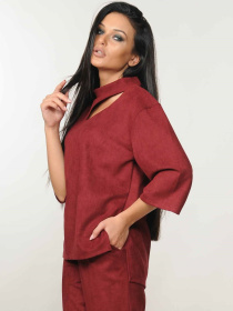 Блуза RiMari модель 30-1-74-18-bordo Фото