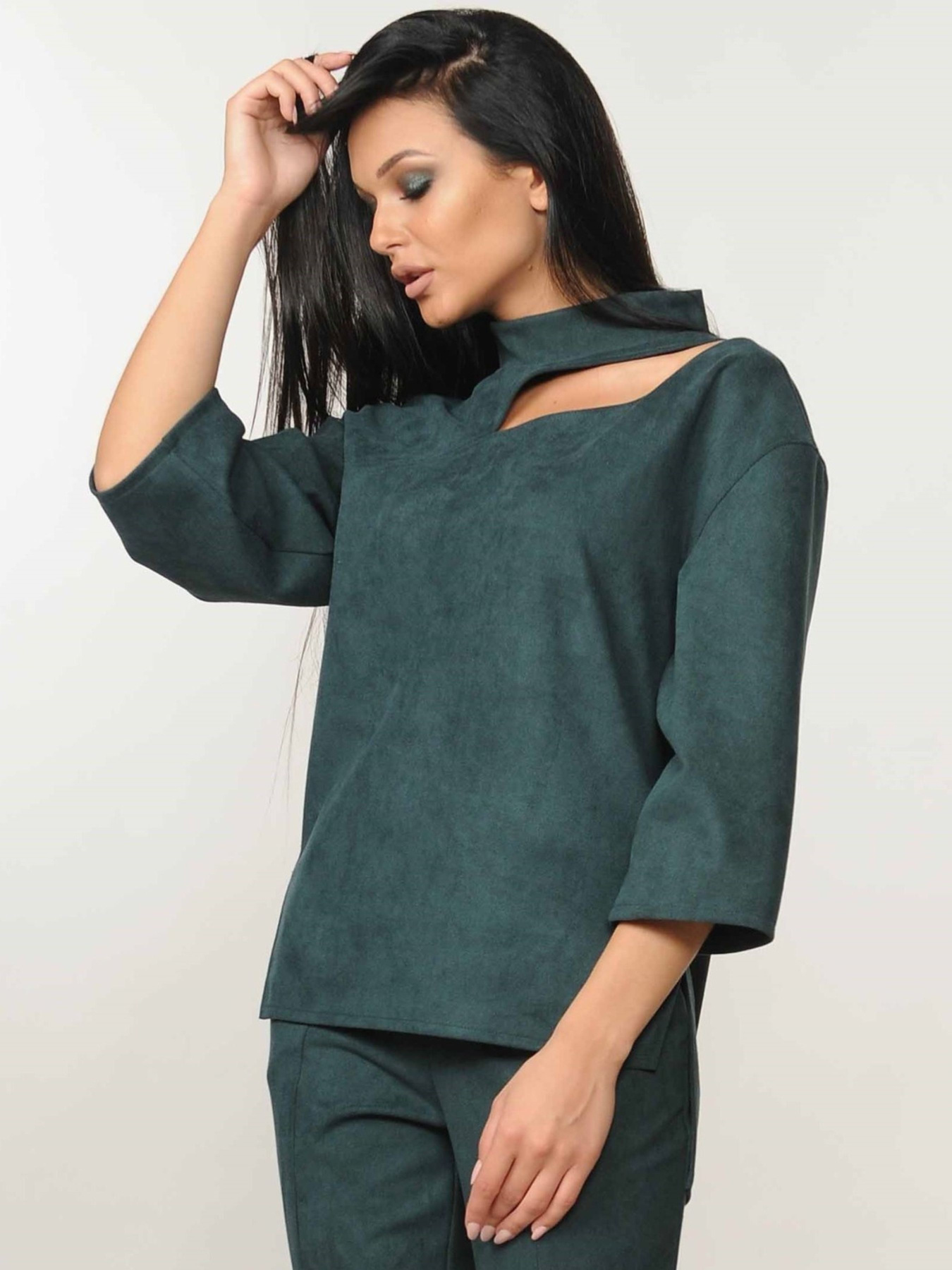 Блуза RiMari модель 30-1-74-18-smaragdovij Фото
