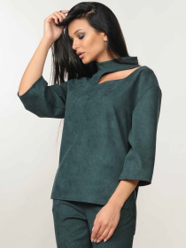 Блуза RiMari модель 30-1-74-18-smaragdovij Фото