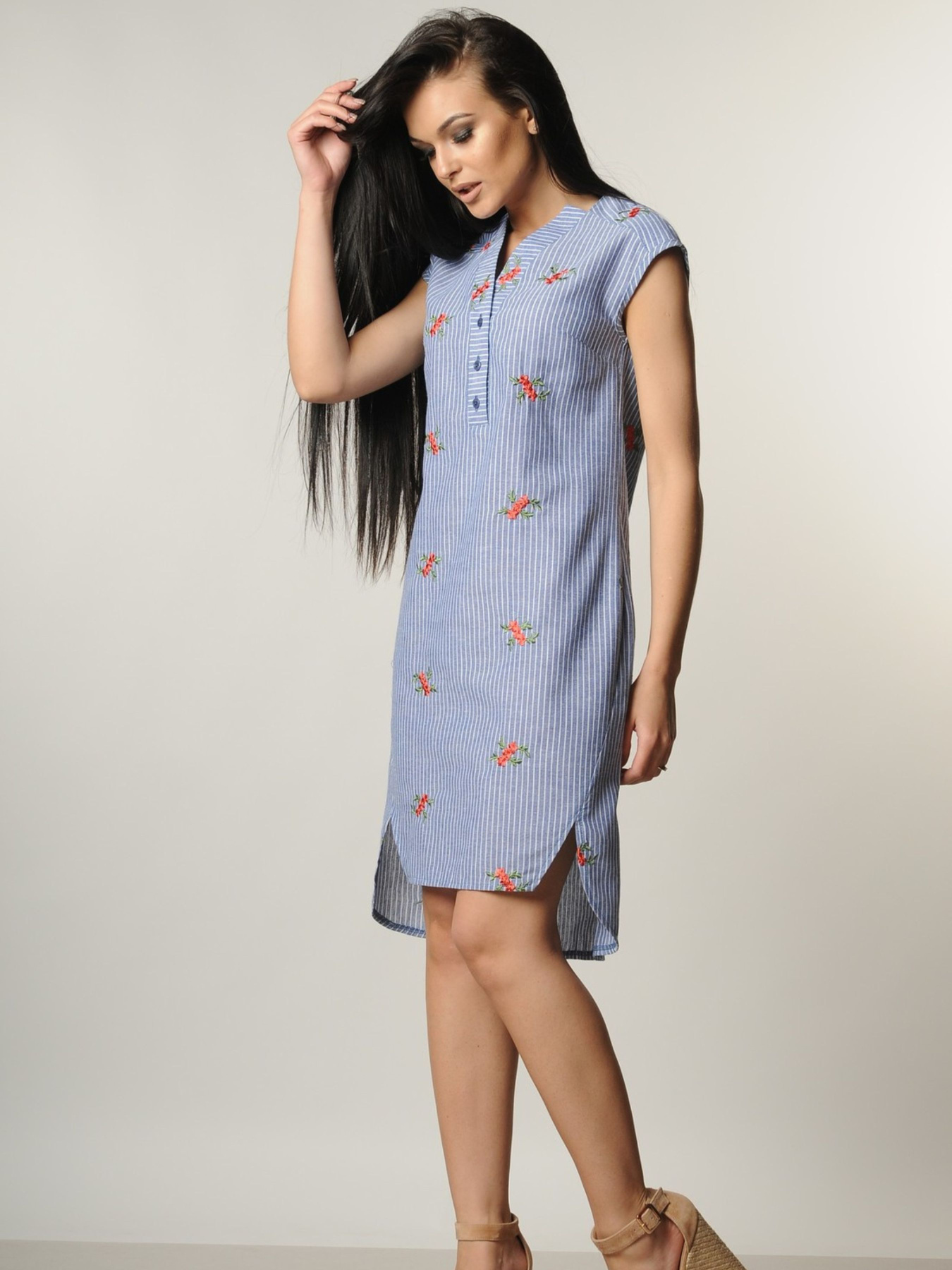 Платье мини RiMari модель 14-2-26-18-chervona-kvtka Фото