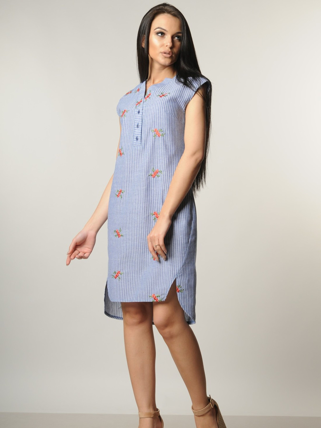 Платье мини RiMari модель 14-2-26-18-chervona-kvtka Фото