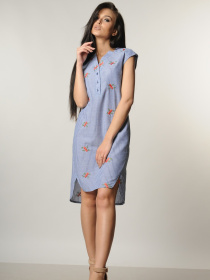 Платье мини RiMari модель 14-2-26-18-chervona-kvtka Фото