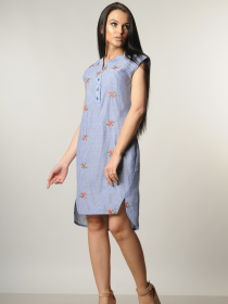 Платье мини RiMari модель 14-2-26-18-chervona-kvtka Фото