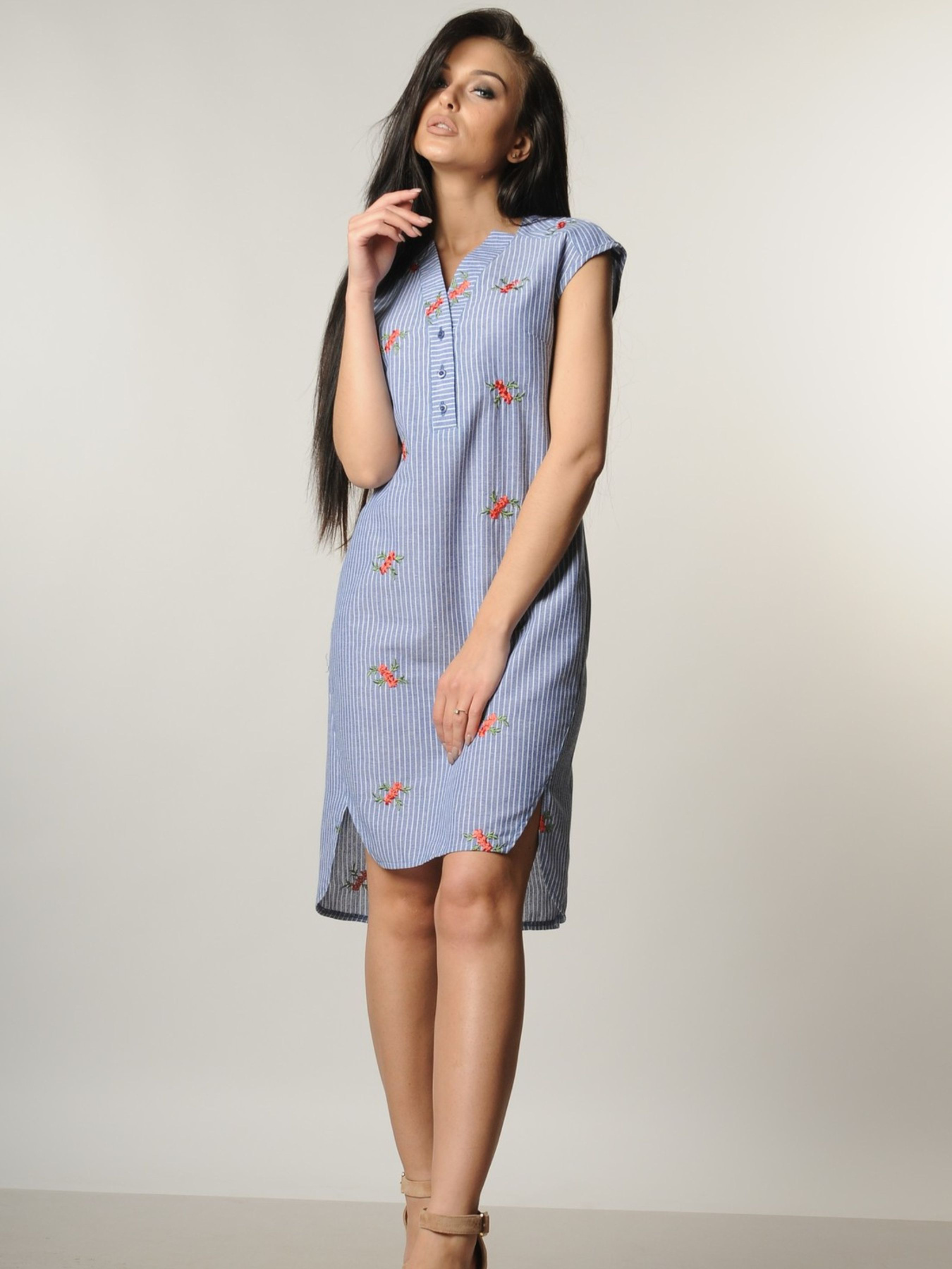 Платье мини RiMari модель 14-2-26-18-chervona-kvtka Фото