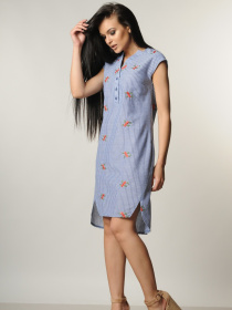 Платье мини RiMari модель 14-2-26-18-chervona-kvtka Фото