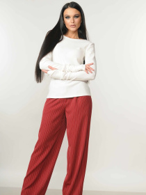 Брюки палаццо RiMari модель 5-1-45-18-bordo Фото