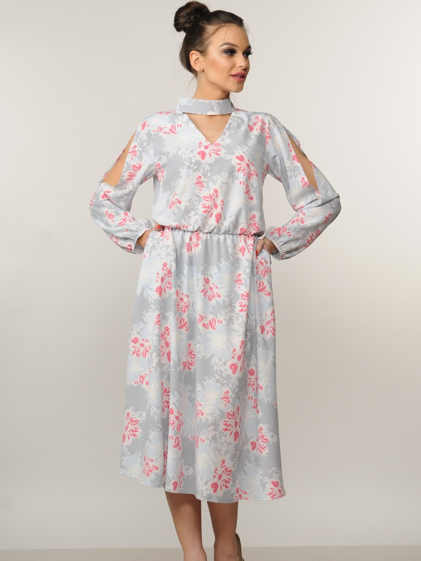 Платье миди RiMari модель 10-2-22-18-srij Фото