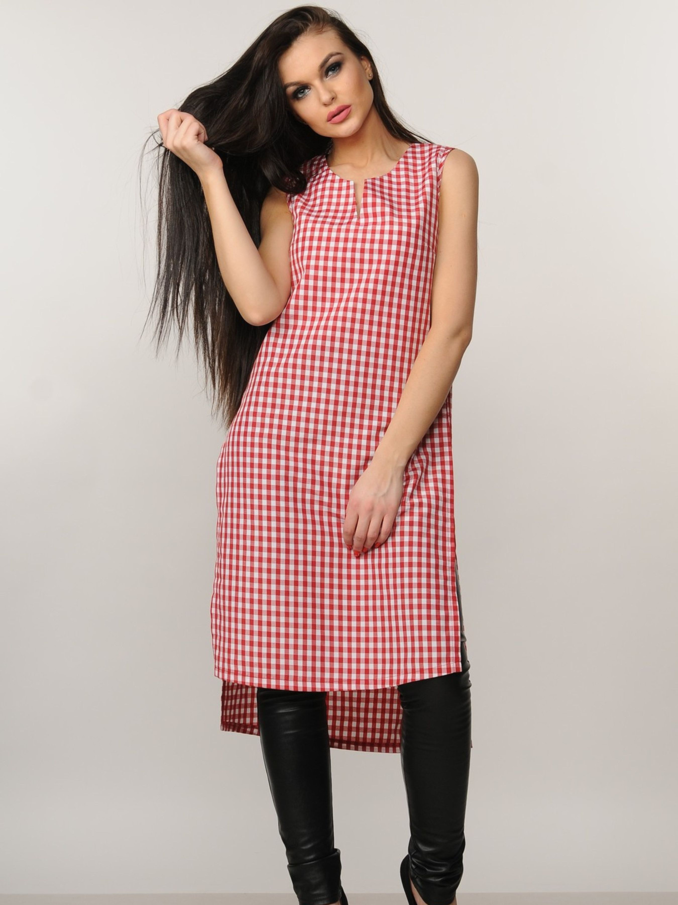 Туника RiMari модель 15-2-13-18-chervonij-kltinka Фото