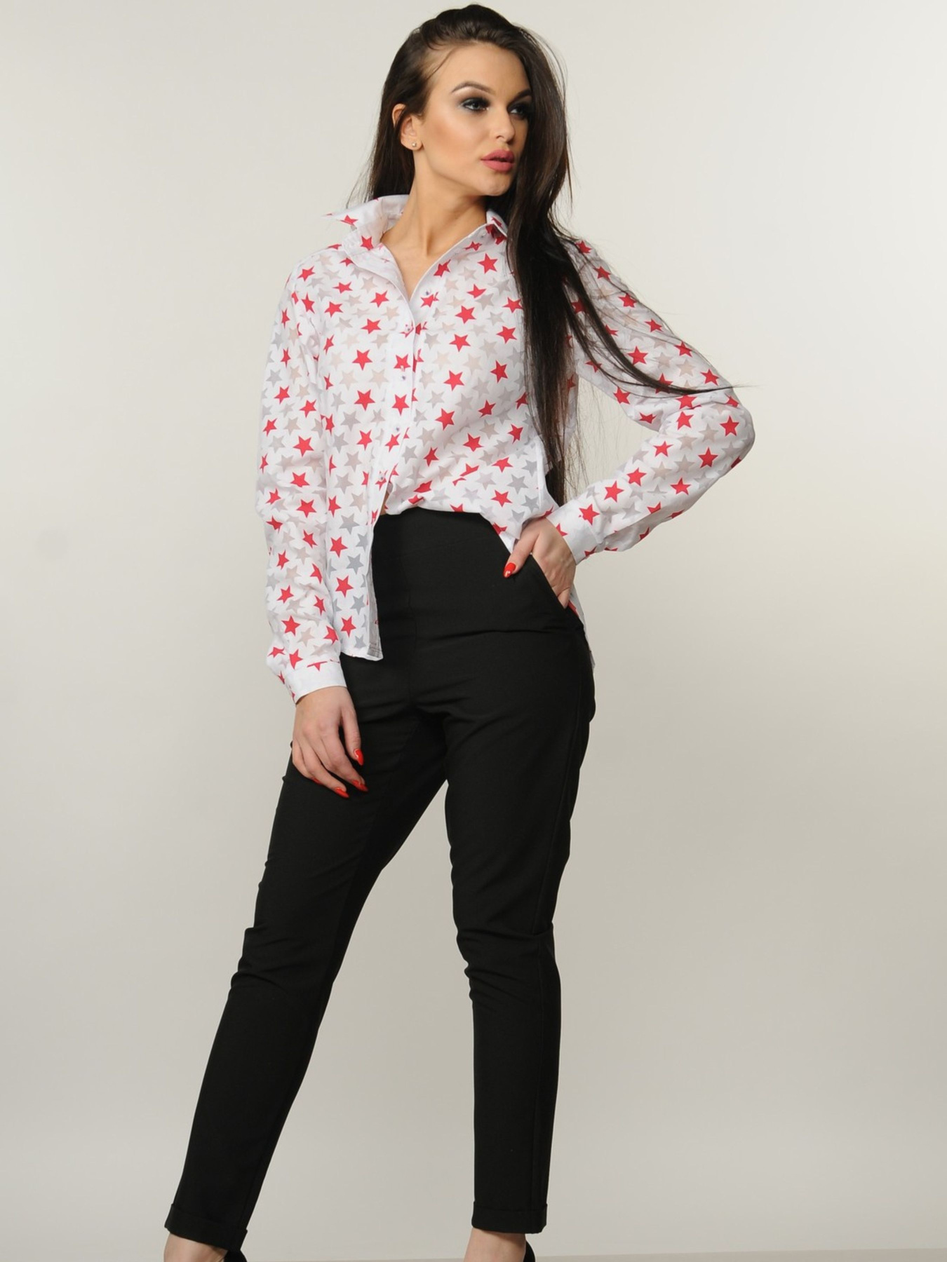 Повсякденні штани RiMari модель 5-1-14-18-chornij Фото