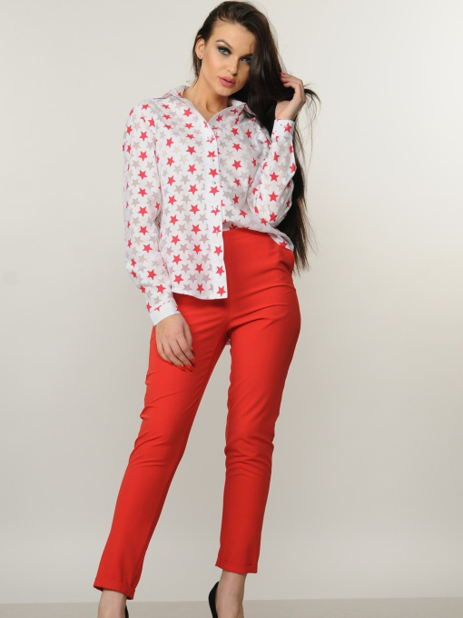 Повседневные штаны RiMari модель 5-1-14-18-chervonij Фото