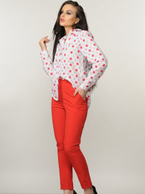 Повседневные штаны RiMari модель 5-1-14-18-chervonij Повседневные штаны RiMari модель 5-1-14-18-chervonij Фото