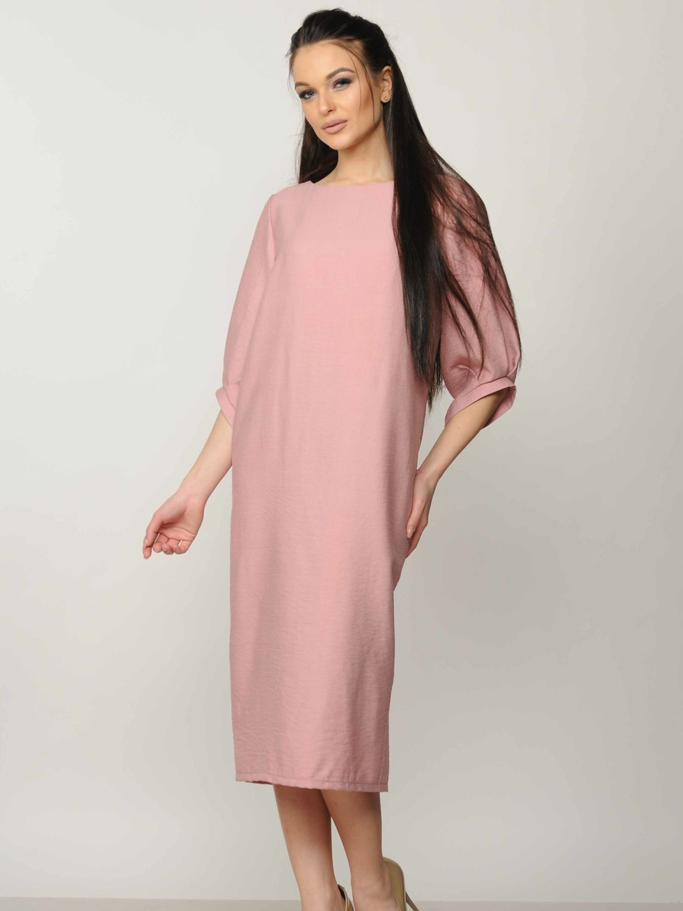 Платье миди RiMari модель 14-1-06-18-rozhevij Фото