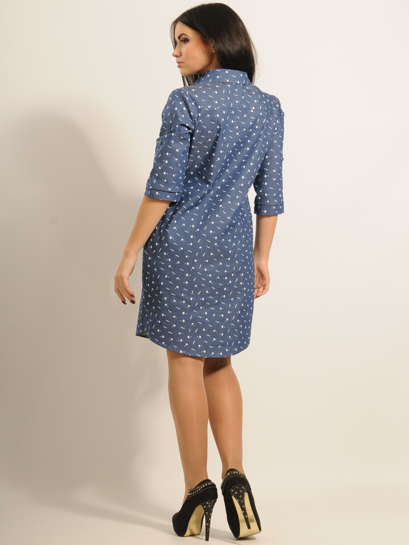 Платье мини RiMari модель 33-2-22-16-print-parasolxki Фото