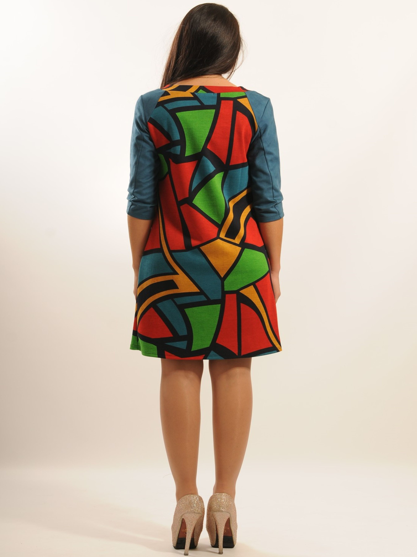 Платье мини RiMari модель 18-2-85-16-geometrq Фото