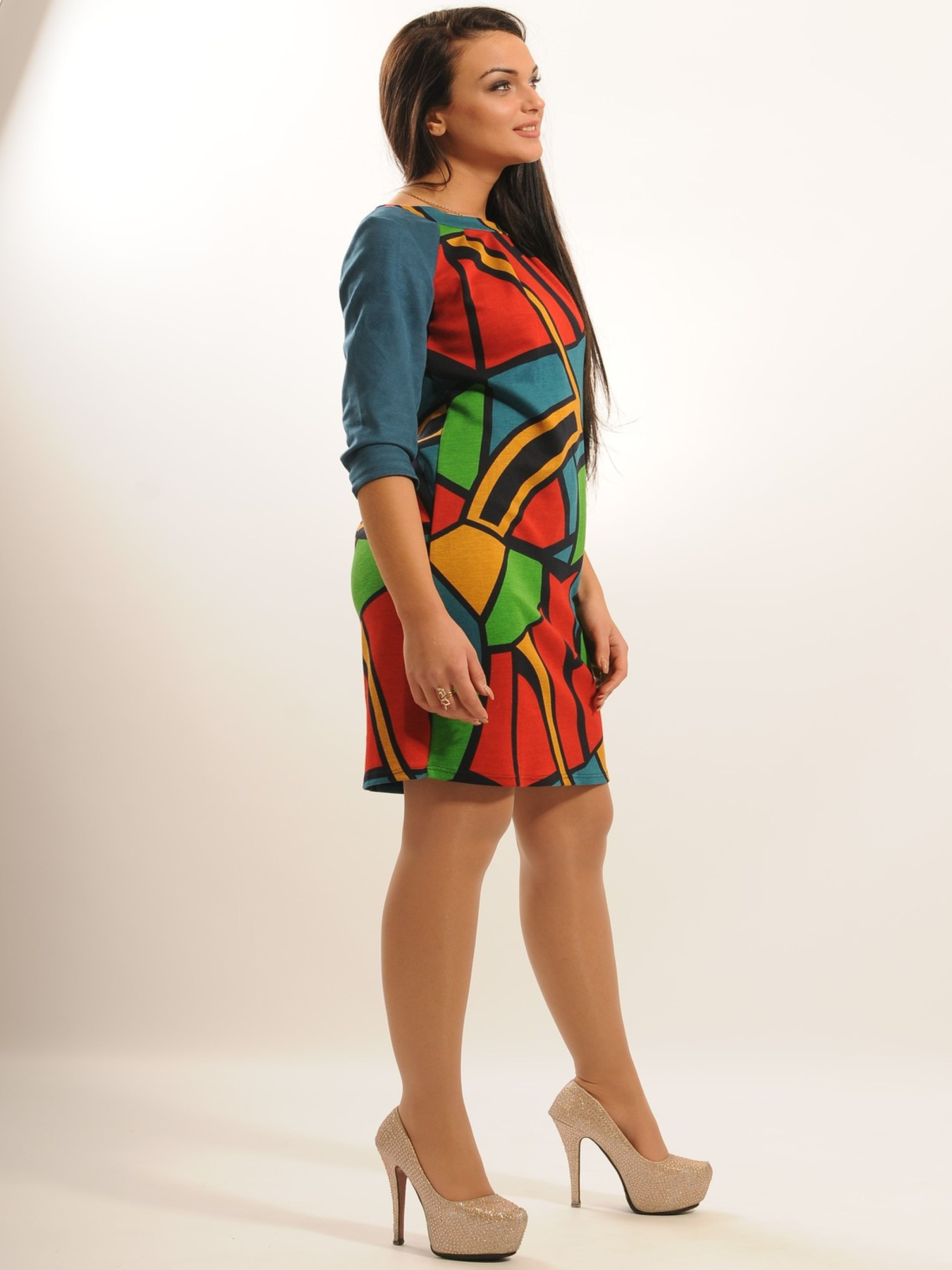 Платье мини RiMari модель 18-2-85-16-geometrq Фото